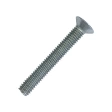 Винт потай 10х50 мм DIN 965, полная резьба, оцинкованный