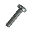 Винт с полукруглой головкой М4х20 мм DIN 7985, оцинкованный, полная резьба  