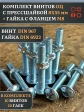 Винт с прессшайбой М8х55 DIN967 с гайкой фланец, 10 шт.