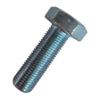 Болт М10х1х30 мм, класс прочности 10.9 DIN 961, полная резьба, оцинкованный