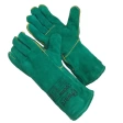 Краги из спилка GWARD Optima Zima р.11 XXL зеленые, утепл.искусст.мех.