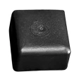Заглушка для труб наружная квадратная 50х50 мм, черная