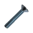 Винт потай 10х60 мм с внутр. шестигр. DIN 7991 класс прочности 10.9, полная резьба, оцинкованный