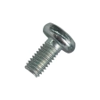 Винт с полукруглой головкой М4х12 мм DIN 7985, оцинкованный, полная резьба  