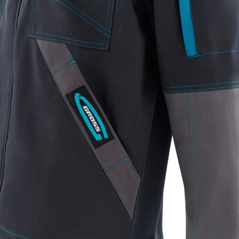 Куртка профессиональная рабочая 97% хлопок 3% спандекс XXL Gross фото 9