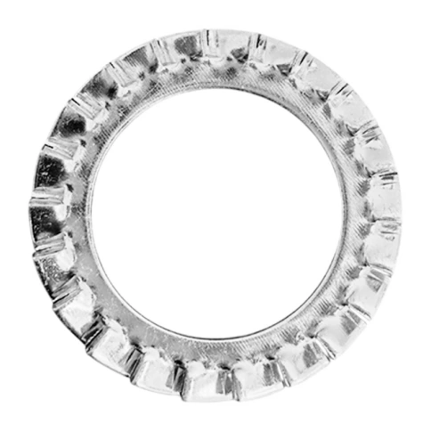 Шайба зубчатая М8 DIN 6798 тип А, нержавеющая А2 фото 2