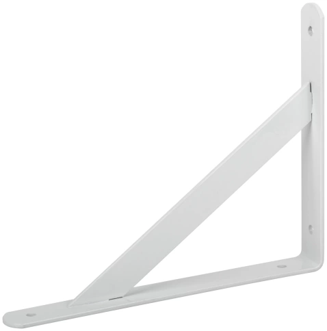 Уголок-кронштейн усилен.белый фото 5