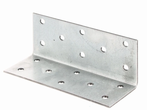 Крепежный уголок 90х90х40 мм, оцинкованный фото 1
