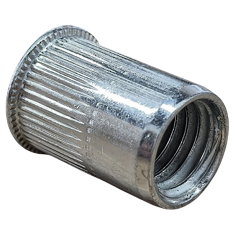 Заклепка с внутренней резьбой, уменьшенный бортик М12х23 мм, белый цинк фото 2