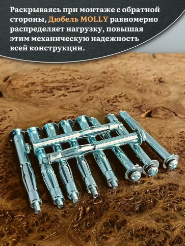 Дюбель MOLLY 5х80 для пустотелых конструкций, 10 шт. фото 3