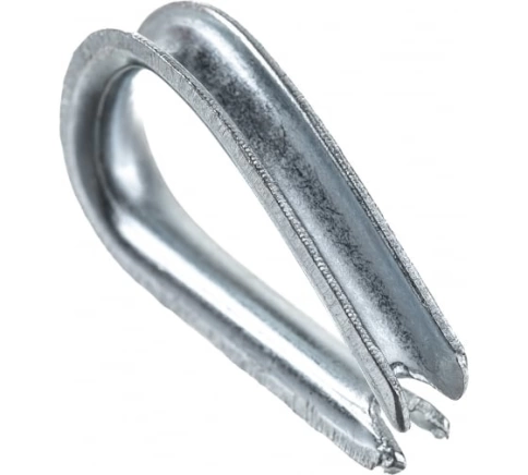 Коуш стальной для троса ОЦ DIN6899A, 10 шт. фото 1