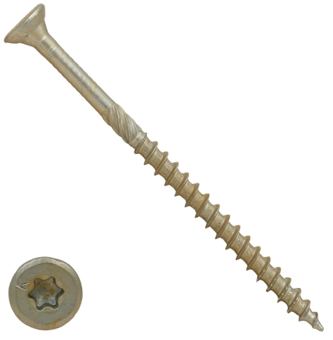 Саморез конструкционный потай Torx 4,0х30 ЖЦ фото 1