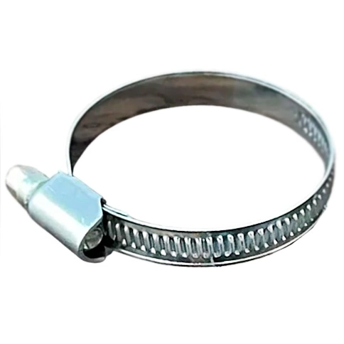 Хомут червячный 32-50/9 мм, нержавеющая сталь W4 фото 1