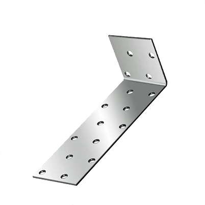 Крепежный ассиметричный уголок 140х40х40 ОЦ, 4 шт. фото 5