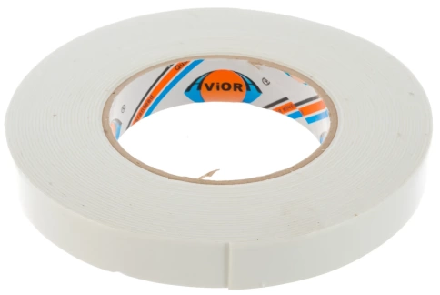 Лента клейкая двусторонняя 19мм х 10м на вспененной основе VSP191L фото 1