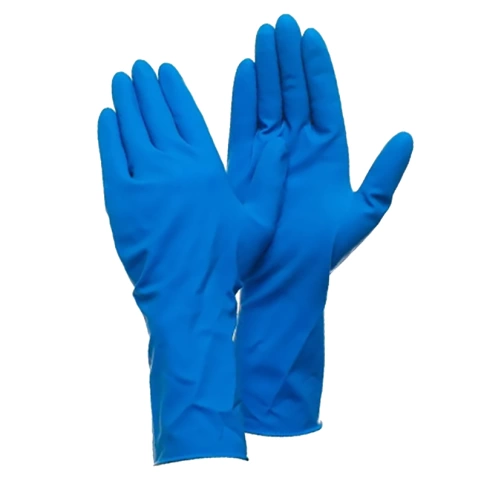 Перчатки HB002G латексные прочные, размер М, Komfi фото 1