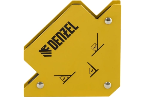 Фиксатор магнитный для сварочных работ усилие 25 LB 30х45х60х75х90х135 град. Denzel фото 1