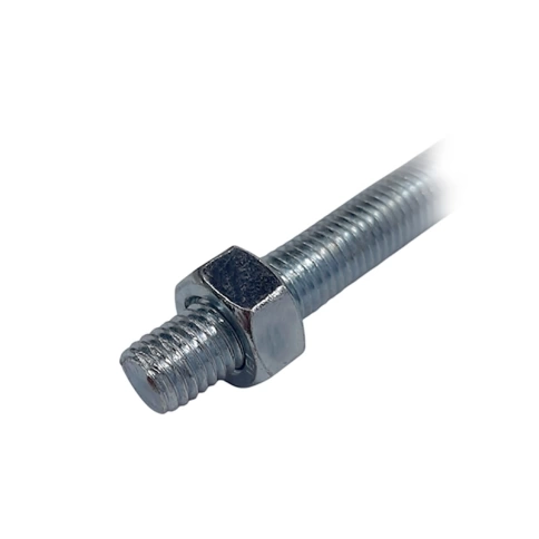 Шпилька резьбовая 10х300 мм класс прочности 6.8, оцинкованная фото 2