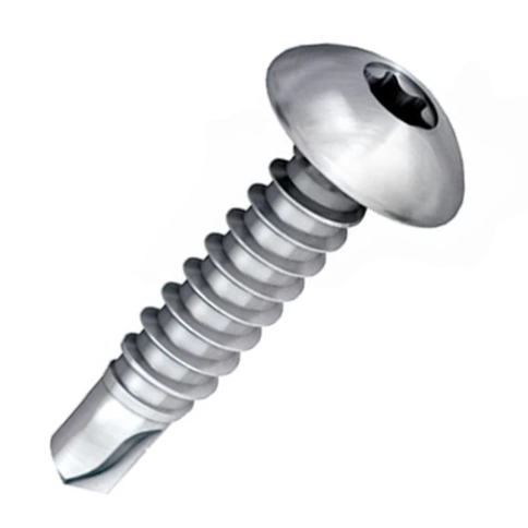 Саморез с полукруглой выпуклой головкой JT4-FR-4-5,5х19 мм, нержавеющий  фото 1