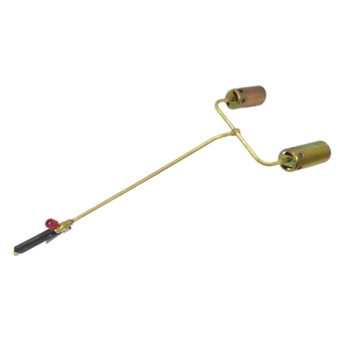 Горелка газовоздушная 2-факельная сопло 60 (длина 90 см) с рычагом PRО ПРОФЕССИОНАЛ фото 1