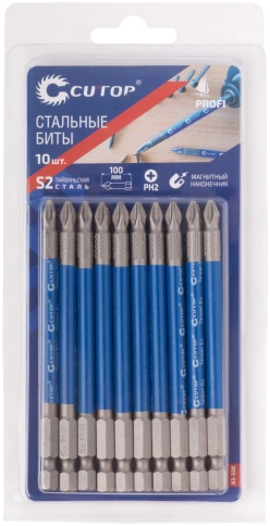 Биты стальные CUTOP Profi PH2 (CUTOP) фото 16