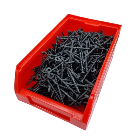 Саморез по гипсокартону 3,5х45 мм, частая резьба, фосфатированный, 500 шт. в контейнере фото 1