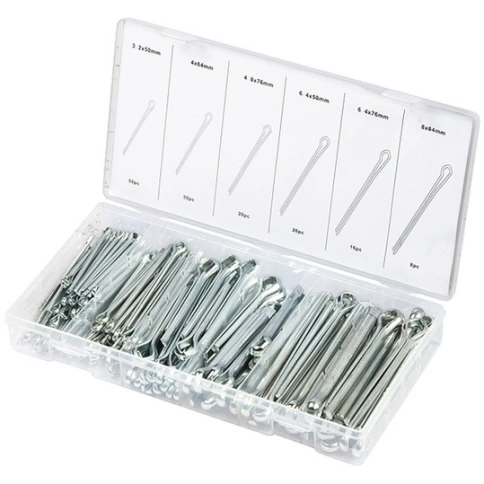 Шплинты в ассорт. S головки x L:1.6х25;2.3х25;2.3х38;3.1х32;3.1х50;4х63 мм Сибртех фото 2