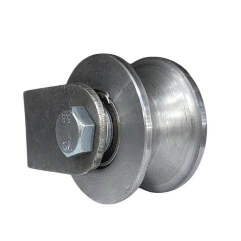 Ролик d65 мм Р3612М на платформе под трубу d3/4 d25 мм, металл фото 2