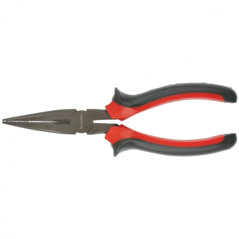 Длинногубцы прямые Black Nickel, двухкомпонентные рукоятки 180 мм Matrix фото 1