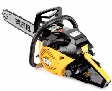 Пила цепная бензиновая DGS-5820,шина 50см.,58см3, 4,1л.с, шаг 0,325, паз 1,5мм, 76зв.Denzel фото 1