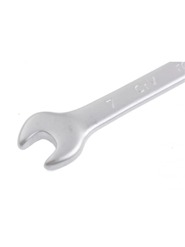 Ключ комбинированный матовый хром 7 мм CrV Matrix фото 8