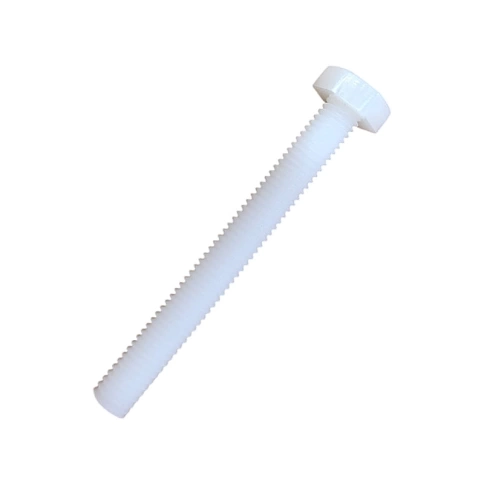 Болт 8х50 мм DIN 933 полная резьба, полиамидный фото 1