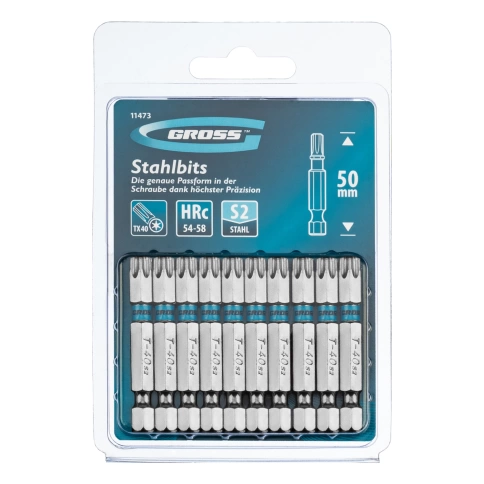 Биты TORX, сталь S2 Gross фото 5