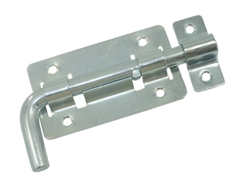 Задвижка дверная с фиксацией без площадки ЗД-3 оцинкованная Металлист фото 1