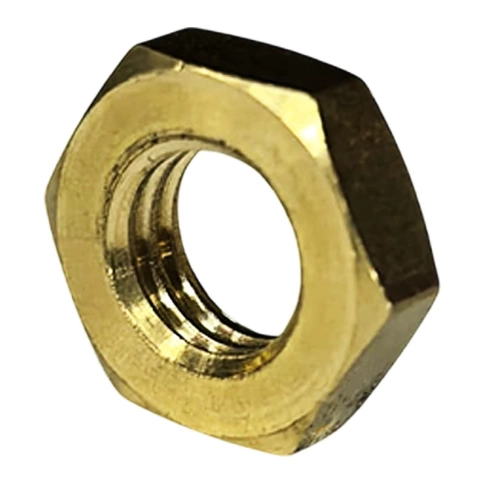 Гайка М6 DIN 934, латунная фото 1