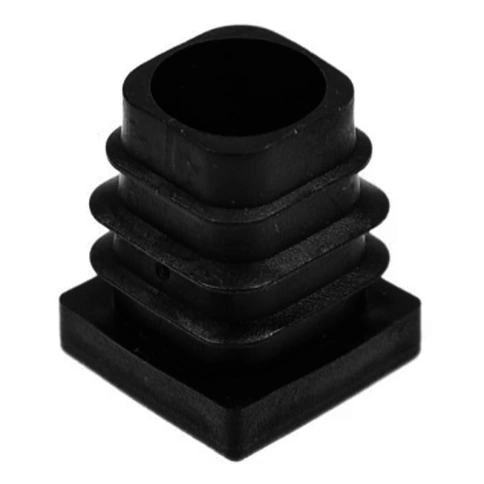 Заглушка для труб квадратная 20х20 мм с резьбой М8 фото 2