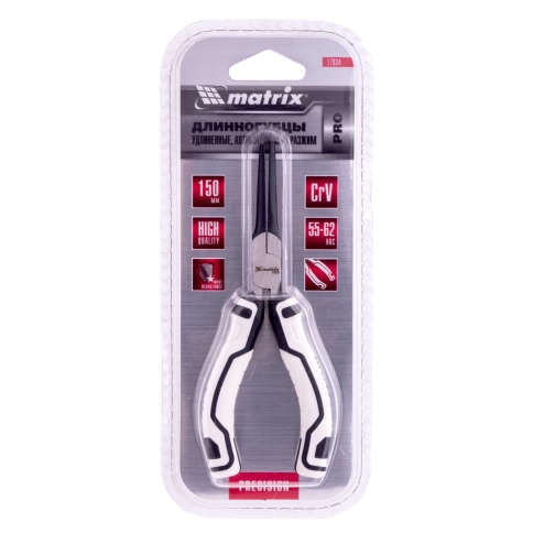 Длинногубцы Mini удлинен, авторазжим 150 мм PRO Matrix фото 4