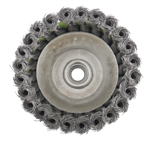 Щетка для УШМ "чашка", кручен.проволока 0,5мм, 125 мм М14 Сибртех фото 3