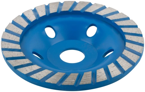 Диск шлифовальный алмазный, посадочн.д.22,2 мм, Турбо узкие сегменты 125мм фото 2