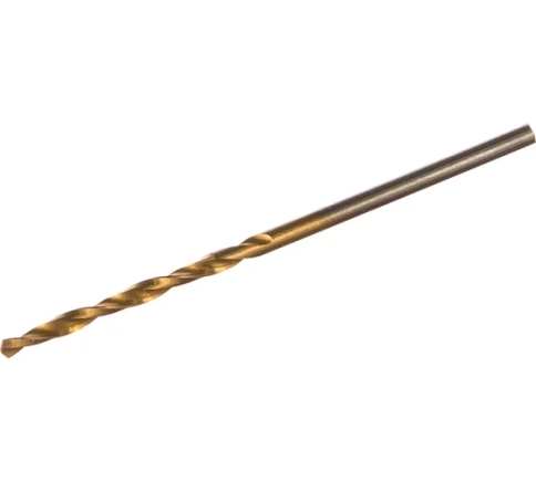 Сверло по металлу HSS нитридтитановое покрытие, цилинрич. хвостовик 2,5 мм Matrix фото 1