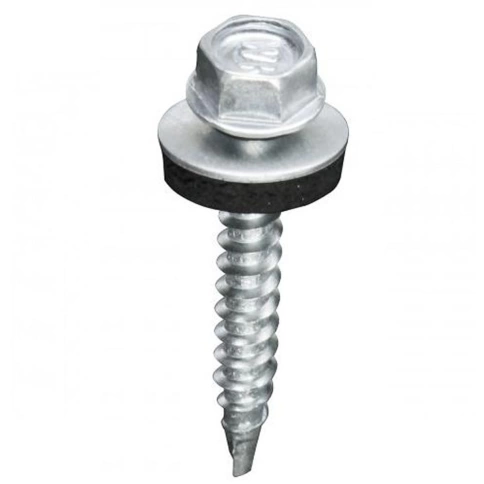 Саморез кровельный 6,3х70 мм с шайбой (под сверло),ОЦ 100шт фото 5