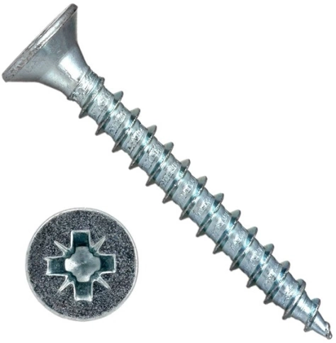 Шуруп саморез потайной для дерева Б 3,5х40 БЦ, 10 шт. фото 5