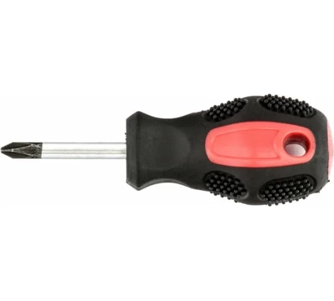 Отвертка Anti-Slip PH1x38 мм, CrV, двухкомпонентная рукоятка Matrix фото 1