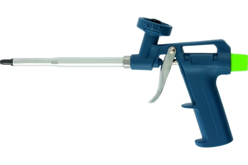 Пистолет для монтажной пены Стандарт усиленный пластмассовый корпус Сибртех фото 1