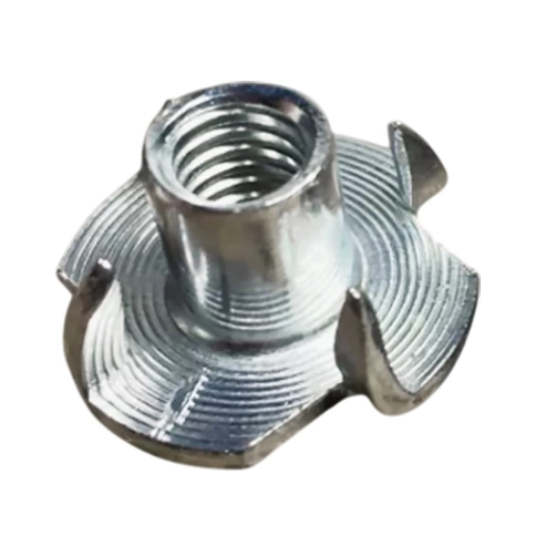 Гайка крыльчатая врезная М8 DIN 1624 оцинкованная фото 1