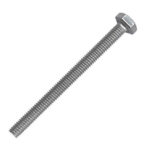 Болт 18х60 мм DIN 933 нержавеющий А2, полная резьба фото 1