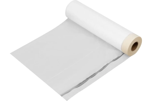 Пленка защитная с клейкой лентой 1400мм х 15м Matrix фото 1