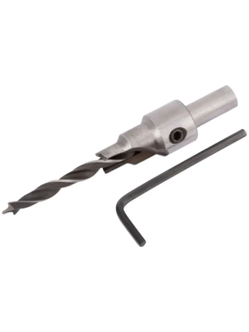 Сверло для меб.стяжек 5 мм с зенкером 9.5 мм для стяжки 7х50 фото 2