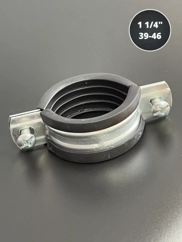 Хомут сантехнический d 1 1/4" 39-46 PREMIUM , 5 шт. фото 2