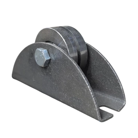 Ролик d65 мм Р3603 на большой платформе под полосу шириной 30 мм, металл фото 2